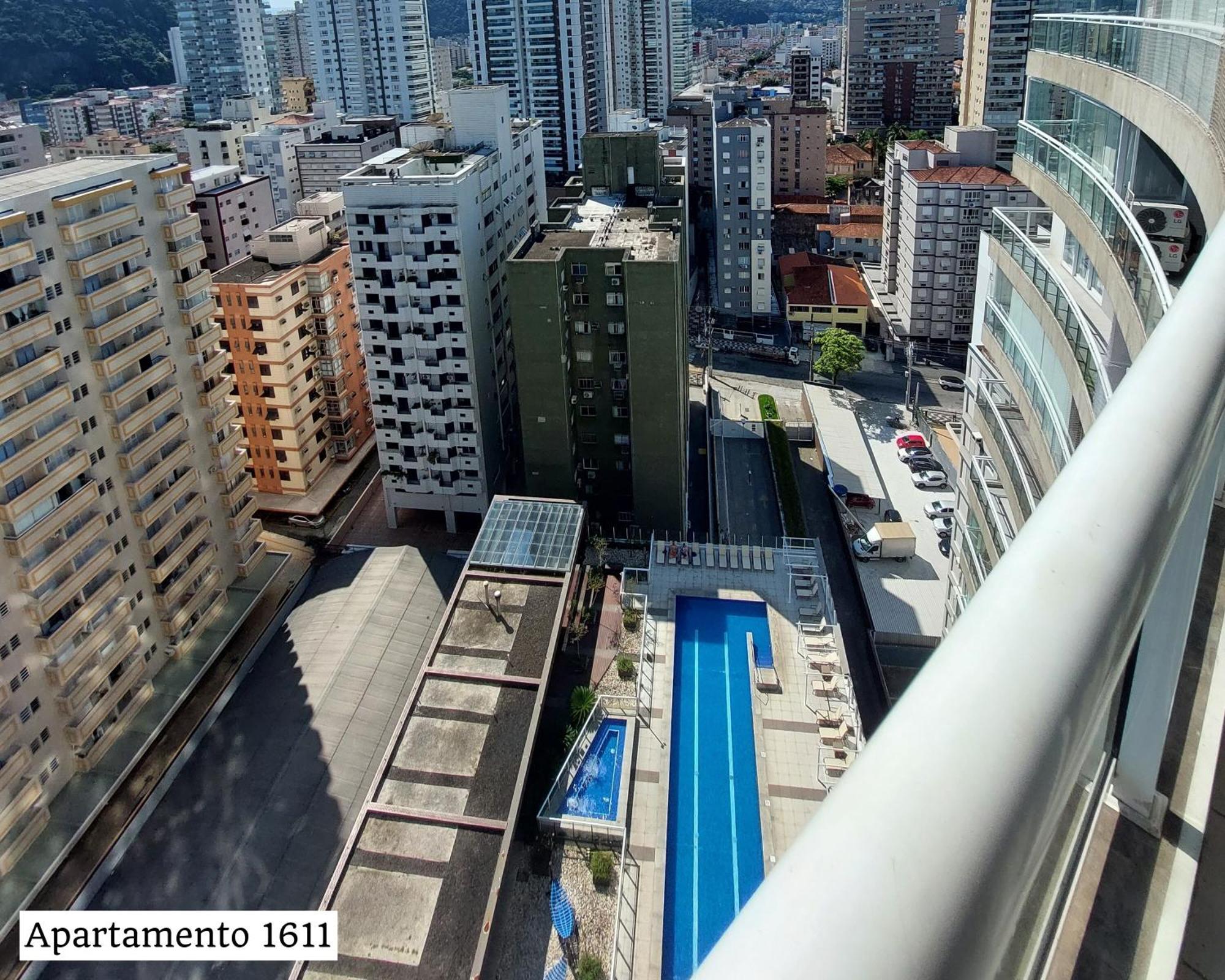 Book Santos - Condominio Unlimited - Apartamento Com Vista Mar E Apartamento Com Vista Piscina Exterior foto